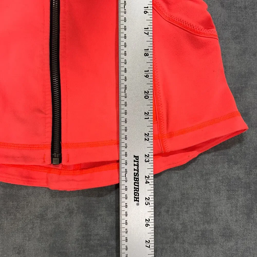 Lululemon Forme Jacket Classic Stripe Light Flare Inkwell Womens 6 Yoga Stretch